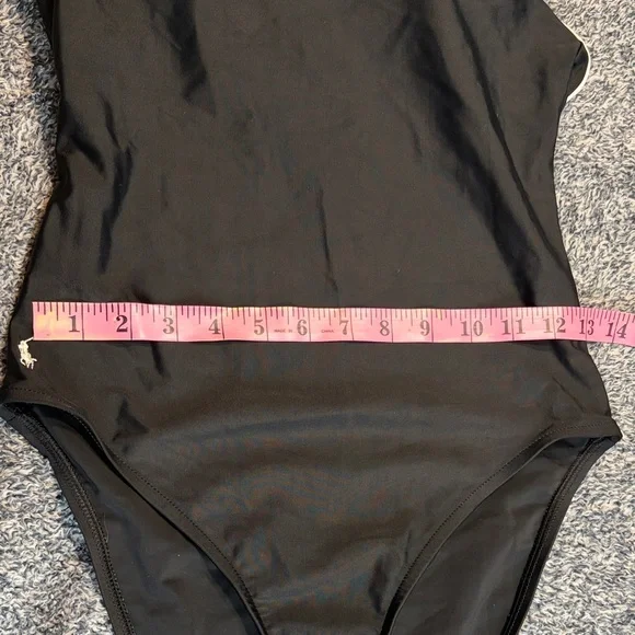 Polo by Ralph Lauren Black One-Piece Swimsuit - Picture 10 of 11